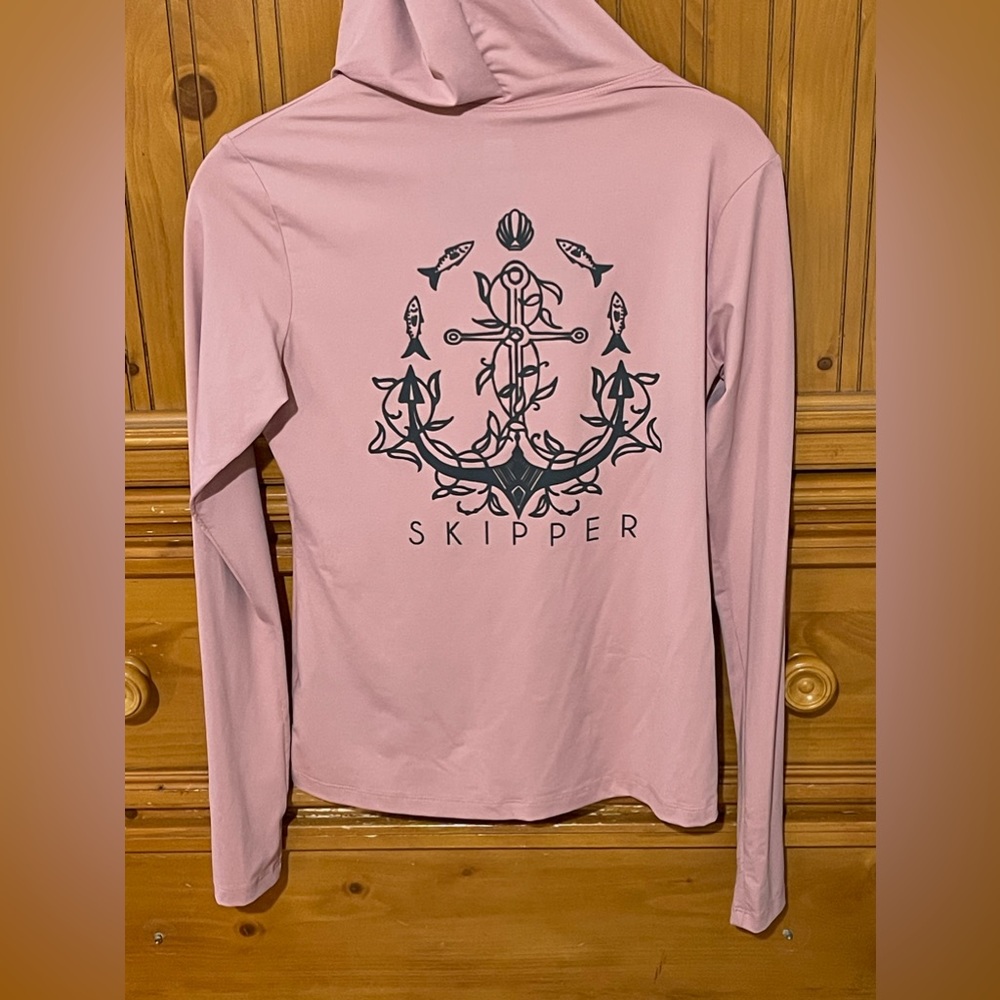 Reel Skipper Performance Hoodie - Pink XS
